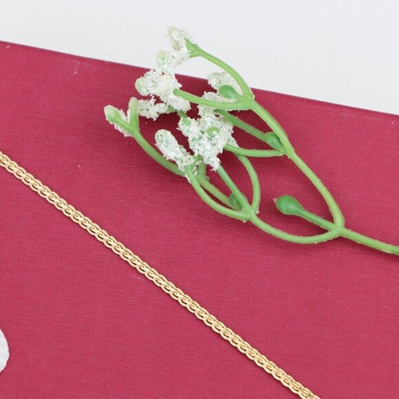 "Minimal Chain Rose Gold Bracelet in High Polish Finish, XPBL1085 - Picture 13 of 13